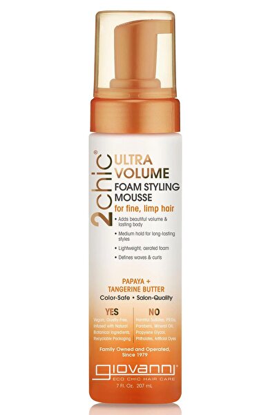 Giovanni 2chic Ultra Volume Hacimlendirici ve Şekillendirici Saç Köpüğü 207ML