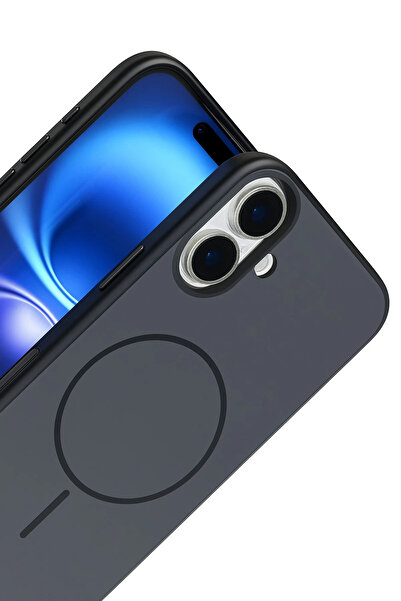 Fuchsia Apple iPhone 17 Neva Magsafe Cover - Black