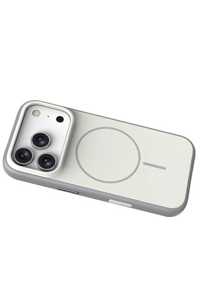 Fuchsia Apple iPhone 17 Pro Max Neva Magsafe Cover - Gray