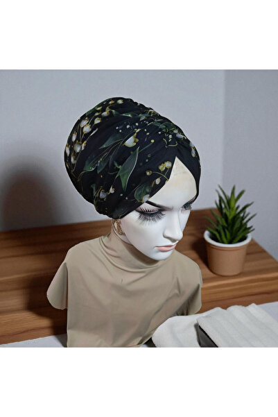 Balbaytesettur Patterned Tulle Padded Bonnet