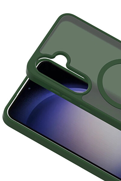 Fuchsia Samsung Galaxy A26 Jota Magsafe Cover - Dark Green