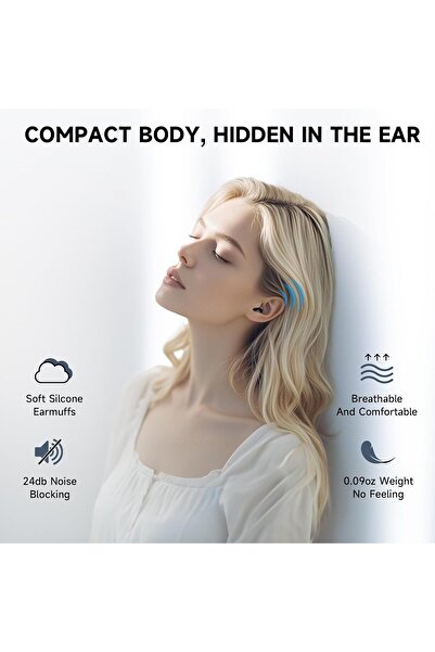 Generic Invisible Sleep Earbuds: Smallest for Side Sleepers, Low Profile Micro Tiny Discreet Headphones