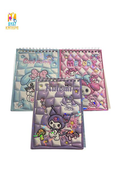 AYZTOYS KIRTASİYE Kuromi-Melody A6 Sticker Defter