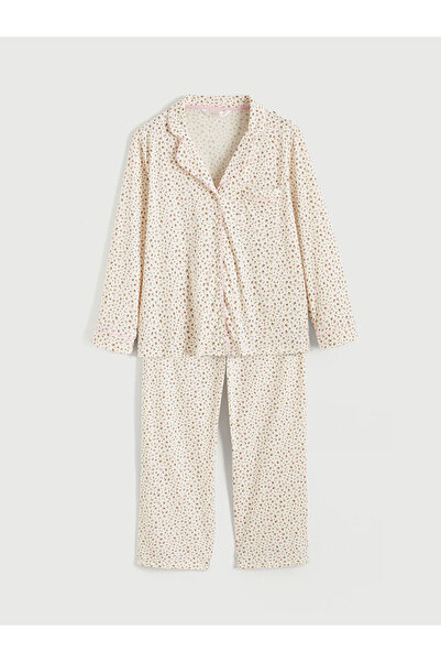 LC Waikiki Vizyon New Season Plus Size Floral Women's Pajama Set