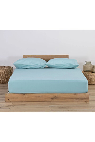 Nef Nef Homeware Bed protector Cotton Single Jersey 100x200 Aqua