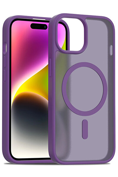 Joko غطاء جوتا ماجسيف لهاتف آيفون 15 - بنفسجي غامق