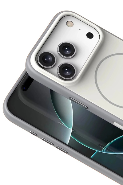 Fuchsia Apple iPhone 17 Pro Max Neva Magsafe Cover - Gray