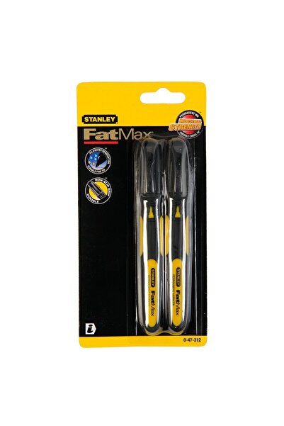 FiSKARS Stanley 0-47-312 Set 2 Markere permanente FATMAX negru cu varf subtire