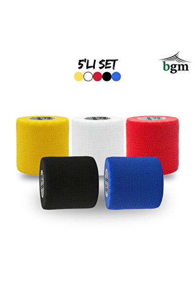 bgm Elastik Kendinden Yapışkanlı Bandaj 5cm X 4.5m Coban Bandajı Sporcu Bandı...