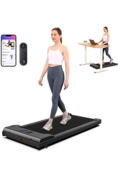 Lichico Walking Pad Under Desk Treadmill - Portable Quiet Brushless Treadmill with Remote