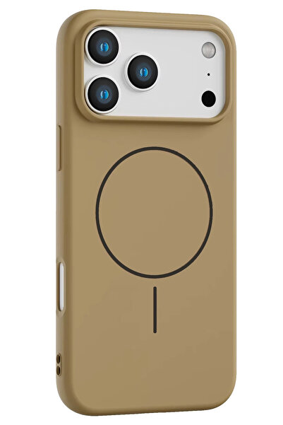 Fuchsia Apple iPhone 17 Pro Jully Magsafe Cover - Desert Titanium