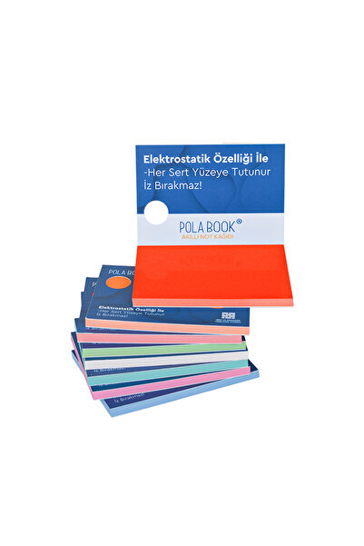 POLABOOK Electrostatic Red Smart Note Paper 7X10Cm - 100 Sheets