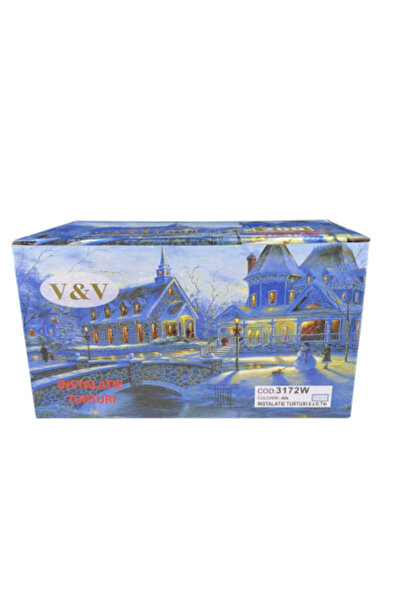 VNV Christmas Icicle Lights 200 LEDs, 8 x 0.7 m, 3172W, cool white