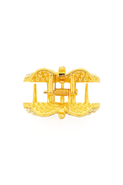 cityvision Stone Detailed Cherry Design Metal Hair Clip White Color 4 cm – Sparkling and Elegant Accessory