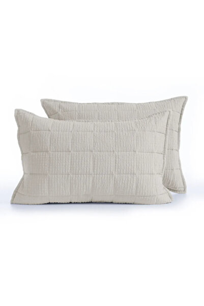 Nef Nef Homeware Set Pillowcases 2 pcs Olympia 52x72 Stone