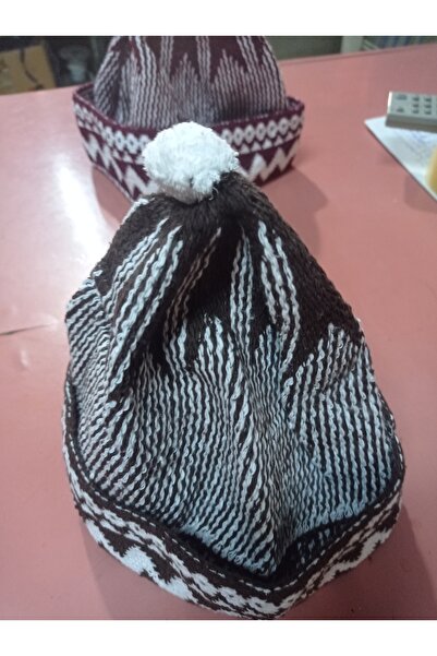 MEŞHUR ŞALVARCI PELİN Two-Color Hajj Ala Takke