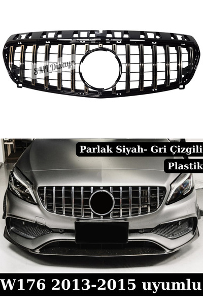 SML Dizayn 2013-2014-2015 Mercedes W176 Ön Panjur Böbrek A180-A200 W176 Gtr K...