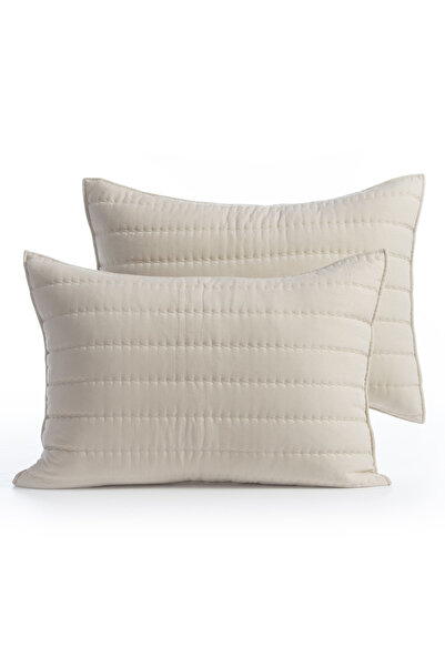 Nef Nef Homeware Set of 2 pillowcases 52×72 cm, microfiber, Nef-Nef Colorfull Beige