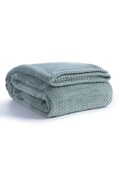 Nef Nef Homeware Worth Polyester Blanket 220x240 Green