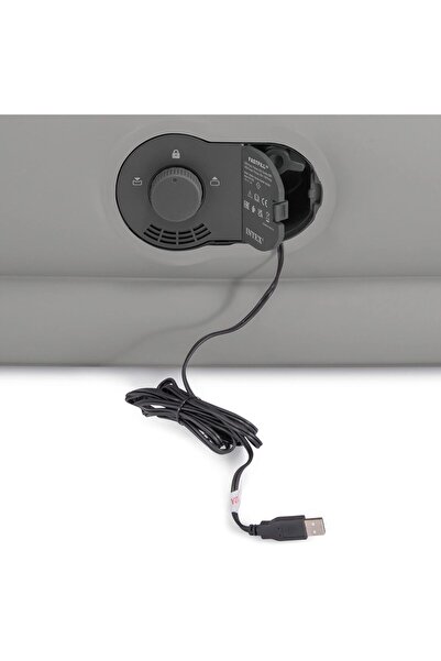 Intex مرتبة هوائية دورا بيم بريستيج كوين مع مضخة يو إس بي - 64114