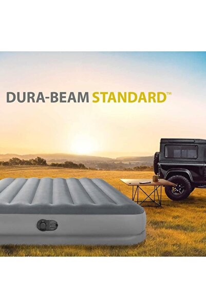 Intex مرتبة هوائية دورا بيم بريستيج كوين مع مضخة يو إس بي - 64114