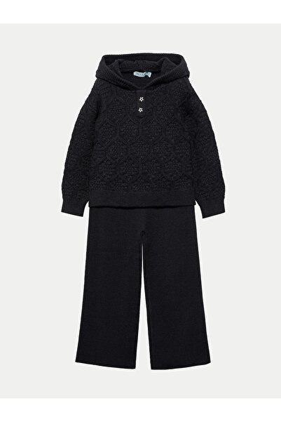 Abel & Lula Abel&Lula Girls' Knitwear Sweater Pants 2-Piece Set 5725
