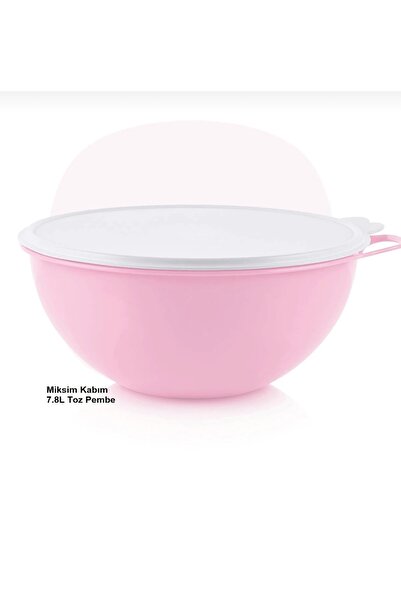 Tupperware Miksim 7.8 Lt / Powdered Pink Dough - Yogurt Fermentation Storage Container / Powdered Pink