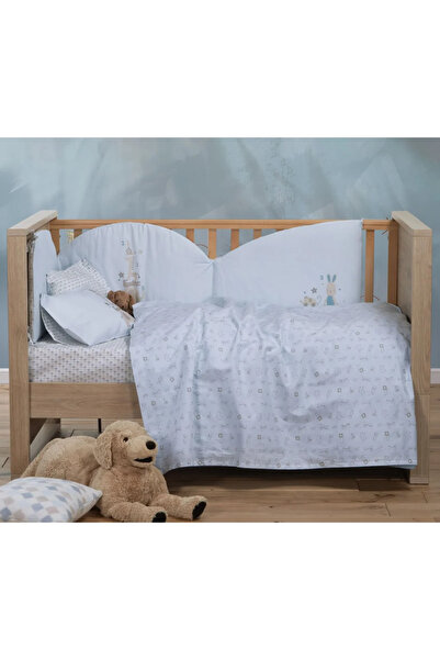 Nef Nef Homeware Favorite Toys Set - 2 Bed Sheets + 1 Pillowcase (Light Blue)