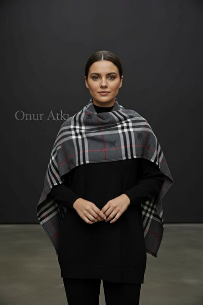 Onur Scarf - the Expected Winter Shoulder and Neck Scarf Has Arrived Thick Winter Product Plaid Pattern Trend Store