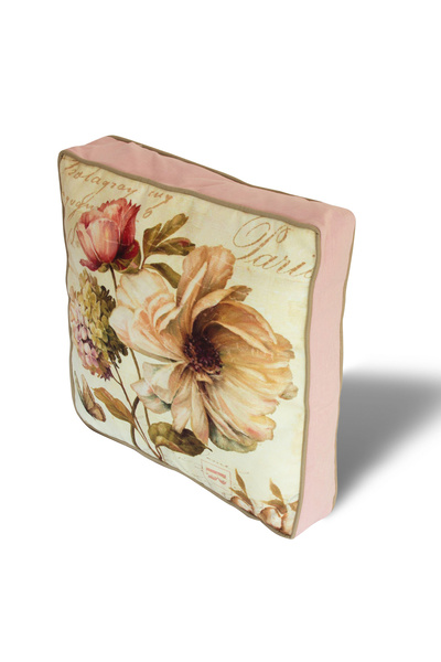 Asir Perna decorativa 42×42 cm flori multicolore