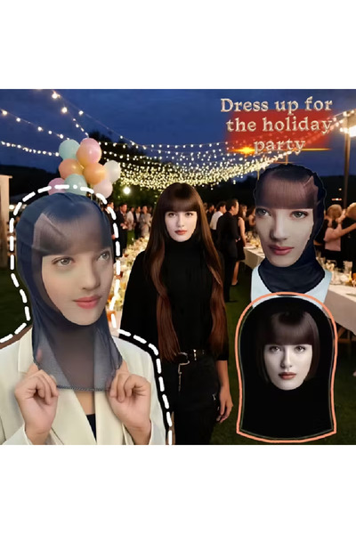 LAMİ قناع وجه ثلاثي الأبعاد مطبوع بتقنية ثلاثية الأبعاد