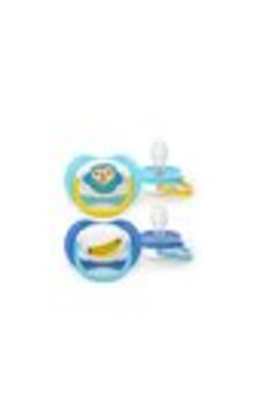 Philips Avent Ultra Air - Set of 2 Orthodontic BPA-free Pacifiers, 6–18 months, Blue