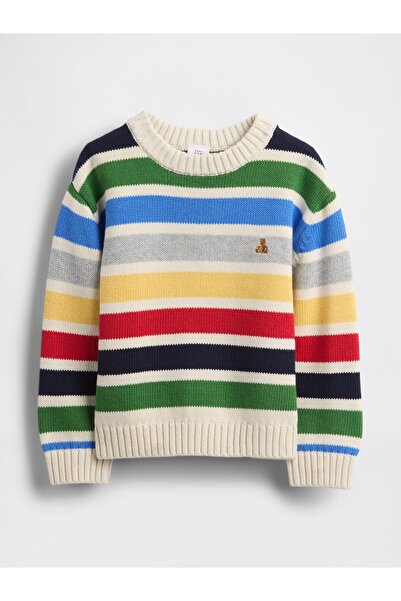 GAP Erkek Bebek Çok Renkli Bisiklet Yaka Kazak