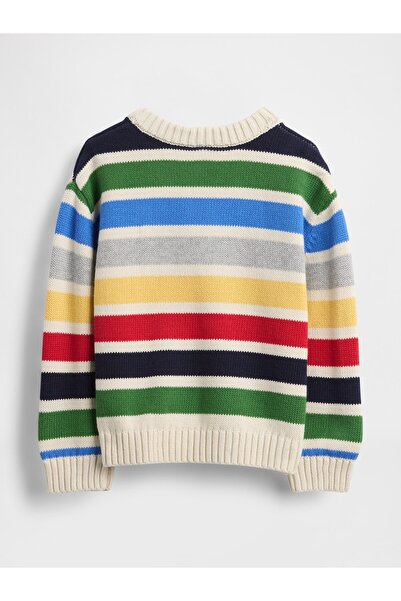 GAP Erkek Bebek Çok Renkli Bisiklet Yaka Kazak