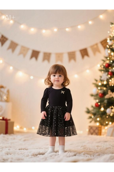 Lunas tekstil فستان أنوكل اليومي للمناسبات الخاصة من التول اللامع