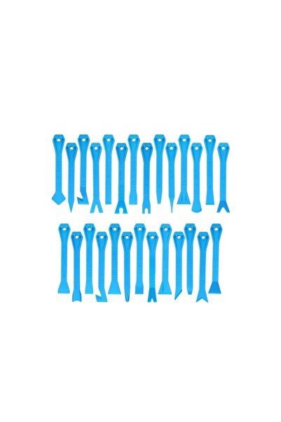 Silver Automotive upholstery puller set, 27 pieces,