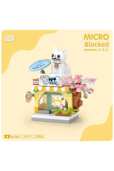 Noone Loz Micro Blocks Mini Shop Series – Mini Building Set (Pet Shop)