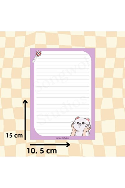 Songwol Studios Stray Kids Skzoo Hyunjin Jiniret Memo Pad, Notepad, Notebook