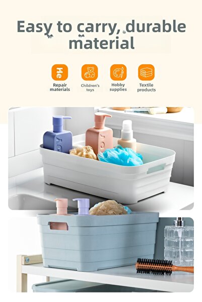 Vienev Cutie de depozitare 6 bucăți 10,8 litri albă