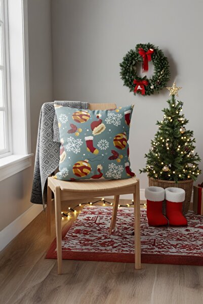Evdek Christmas Throw Pillow Cover Ds35