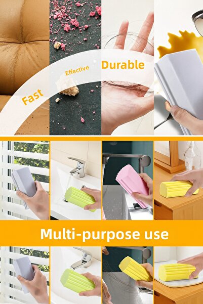 Emofom Multi-Purpose Moist Eraser Sponge Dust Master Cleaning Sponge Dust Water Dirt Absorber