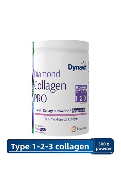 Dynavit كولاجين متعدد وبروميلين (مستخلص الأناناس) - ببتيد متحلل من النوع 1 و3 من لحم البقر والكولاجين من النوع 2 من الدجاج