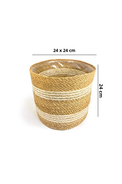 sever ithalat 6 διαφορετικά μεγέθη ριγέ διακοσμητικά μπλε κοβαλτίου τμχ Καλάθι Διακόσμηση σπιτιού & γραφείου