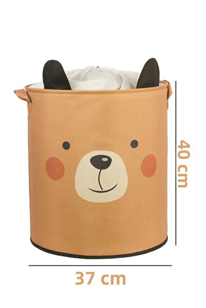 PH Prendi Home 4-Piece Multi-Purpose Toy Basket Storage Laundry Basket Folding Organizer Basket 37X40 cm