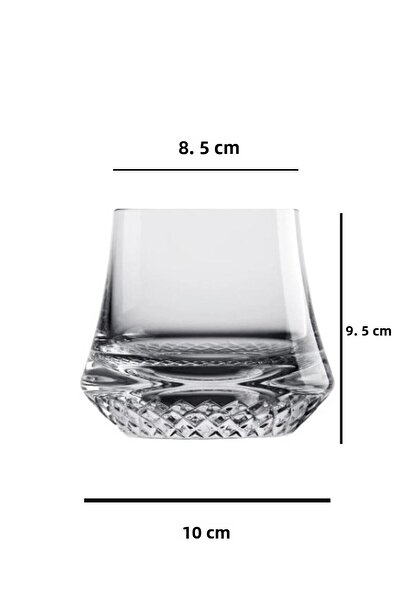 Paşabahçe 22690 Nude Paris DOF Whiskey Glass Set 370 cc 2 pcs 370 cc