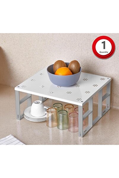 ORGANİZERS 1 részes szekrényrendező polc csésze polc fém állvány