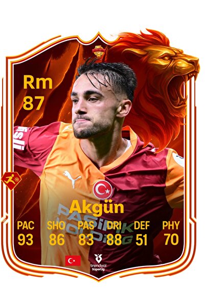 BERKANTTP بطاقة فوتبول يونس أكجون بتصميم خاص للموسم الجديد