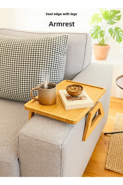 Penthouse Seat Side End Table Side Armrest End Table Service Tray