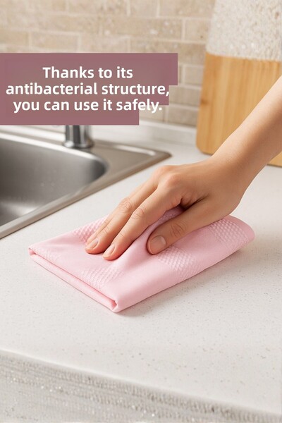 Nandy Home Set of 3 Nandywipe Magic Cleaning Cloths - Cleaning Cloth Set - Dark Color