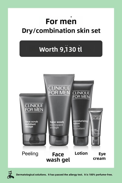 Clinique Erkekler İçin Kuru/Karma Cilt Seti